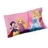 Princess Set of 2 Cotton Pillow Cases, Pair of Pillow