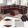 KinCam Waterproof Sectional Couch Covers, Oversized Recliner Sofa Covers for