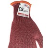 C9 Red Cut Resistant Glove, 10 Gauge, ANSI Cut Level