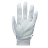 Boombah Nova Girls Fastpitch Batting Glove White/Columbia - Size Youth