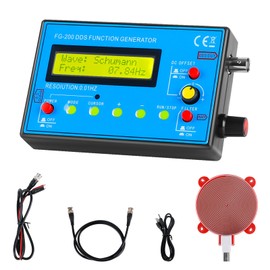 1Hz-500kHz DDS Signal Generator with Schumann Resonator,Multifunction Frequency Generator with AC/DC Power, Ideal for Oscilloscope Calibration, Audio Testing, and Stress Relief