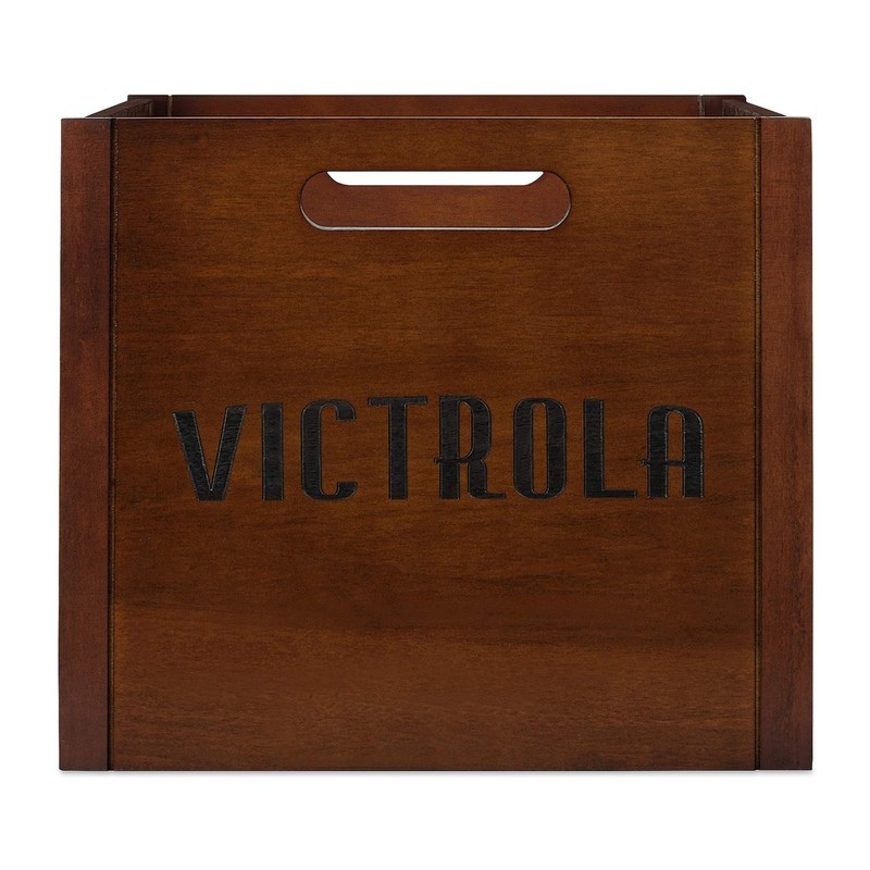 Victrola Wooden Record Crate