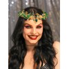 Yean Green Crystal Wedding Headband Baroque Emerald Gold Headpiece Rhinestone
