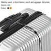 PATIKIL Security Steel Cable 2.5mm x 2m/6.56ft Coated Luggage Lock