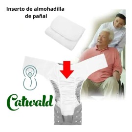 Catwald Inserto De Microfibra Para Pañal De Adultos