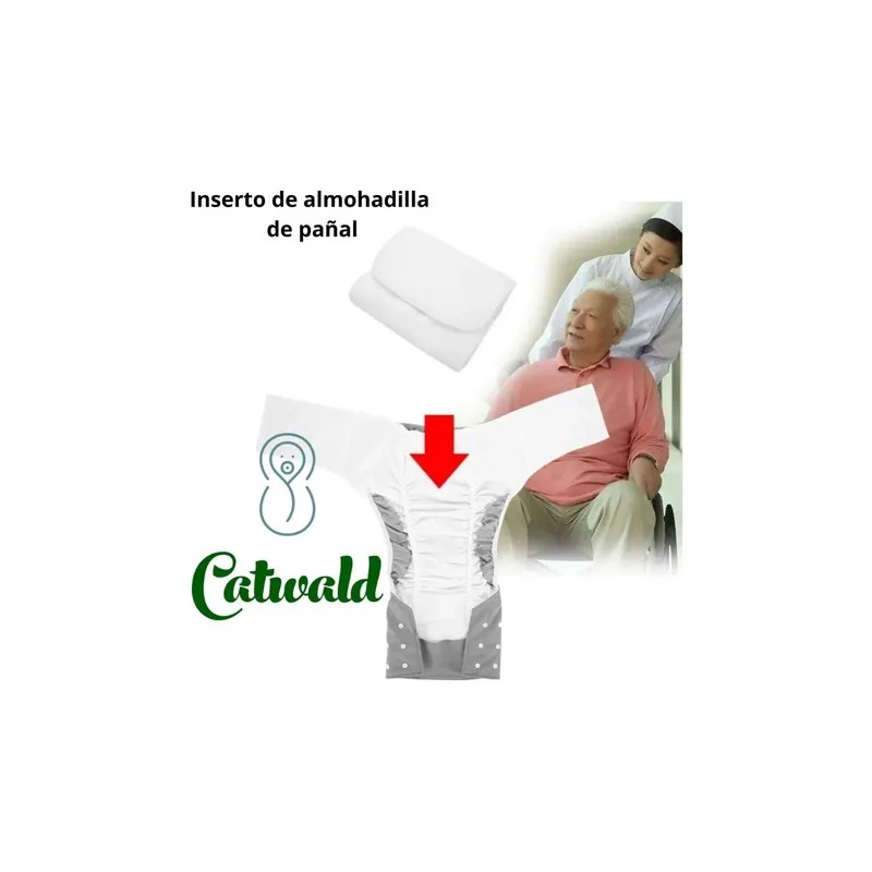 Catwald Inserto De Microfibra Para Pañal De Adultos