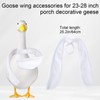 Gosknor 25.2in/64cm Poseable Goose Wings for 23-28" Porch Goose, White