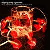 Heart Shape 20LED String Lights 2M Copper Wire Light for