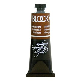 Blockx Brown Ochre Light Oil Paint, 35ml Tube