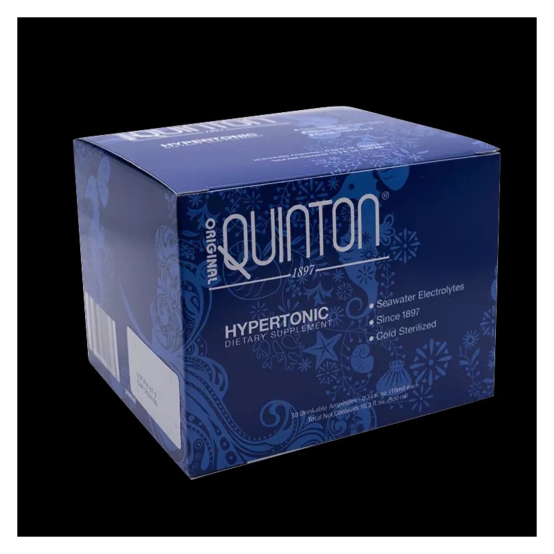 Undisclosed Quinton Hypertonic-Marine Plasma (30 glass ampules) AKA QuintEssential 3.3