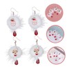 SAFIGLE Christmas Earrings Set Dangle Reindeer Earrings Xmas Holiday Jewelry
