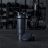 BlenderBottle Shaker Bottle with Pill Organizer and Storage for Protein