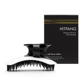 (Hit Pang) Scalp Scaling, Scalp Massage, Scalp Care, Shampoo Brush, Hit Pang Soft Black Edition / (히트팡)두피스케일링 두피마사지 두피관리 샴푸브러쉬 히트팡 소프트블랙에디션