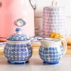 Nicola Spring Hand-Printed Milk Jugs - 300ml - Navy -
