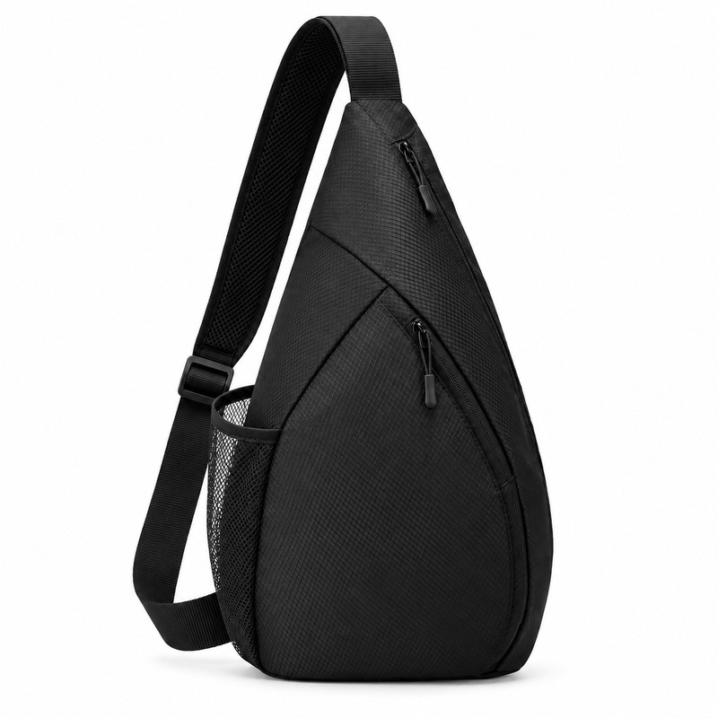 Tennis & Badminton Racket Sling Bag, Adjustable Crossbody Sports Backpack