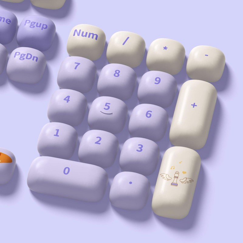 Akko PBT Keycap Set, Magic Lop Bunny Keycap Set MOG