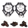 Ice Traction Cleats Shoe Crampons Snow Grips with 19 Spikes