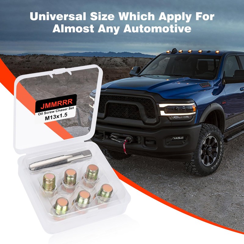 JMMRRR Oil Drain Plug Tap Thread Repair Kit M13 x