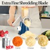 Cambom Rotary Cheese Grater Hand Crank Cheese Shredder for Fresh