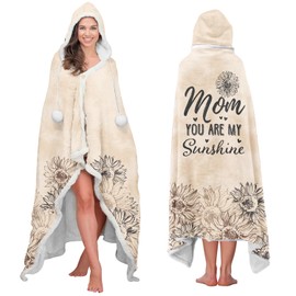 Vprintes You Are My Sunshine Wearable Blanket - Mothers Day Gifts for Mom - Birthday Gifts for Mom from Daughter Son