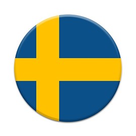 2X Sticker Set - Swedish Flag - for Phone Grip Stent Cell Phones Tablets (Stickers Only)