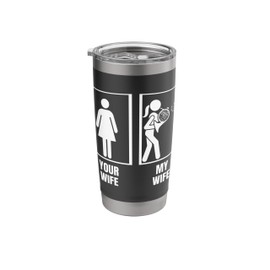 Your Wife My Wife French Hornist Husband Funny French Horn Stainless Steel Insulated Tumbler