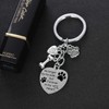 Paw Prints Key Ring Dog Memorial Gifts No Longer by