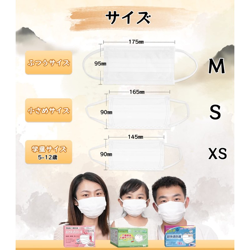 Disposable Masks, 100 Pieces, Three-Layer Non-Woven Fabric, Unisex, Inspected in