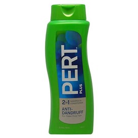 Pert Plus Champú 2 en 1 + Acondicionador Control de caspa 25.40 oz, Paquete de 4