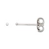 Sterling Silver Very Tiny 1mm Ball Stud Earrings/Nose Studs for
