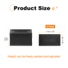 sourcing map 4-Pack Rectangle Bed Risers, 2.95 Inch Frameless Heavy