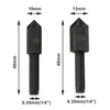 VGOL 4Pcs 7 Flute 10MM 13MM 1/4-Inch Hex Shank Drill