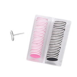 Folpus 50 Pieces Replaceable Sandpaper Discs for Feet Callus Remover Replacement Sanding Discs Set, Polishing Foot File Sandpapers, 20mm