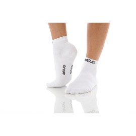 Mojo Athletic Compression Socks Ankle Length - Medium Support 15-20mmHg White XXL