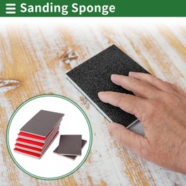 TUCKBOLD 20 Stück 3,94 x 2,95 Zoll P3000 Schleifschwamm Feine Schleifpads Waschbar für Metall Holz Trockenbauwände Felsen Autolack Kunststoff DIY 0,2 Zoll