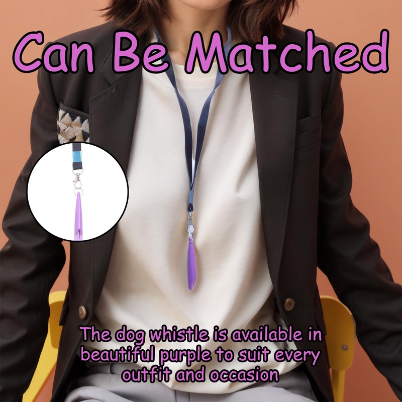 Dog Training Whistle with Lanyard, 1 Pcs Dog Whistle, with