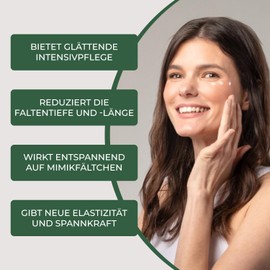 LAVOLTA Natural Spilanthol Anti-Wrinkle Face Serum with 6x Hyaluronic Acid, Silicon & Tannins with Almond Oil, Panthenol & Vitamin E 50 ml - High Dose Anti-Ageing Concentrate