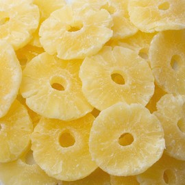 Anna and Sarah Dehydrated Pineapple Ring Slice 60-75 mm, Normal Sugar, (SO2 less than300 ppm) Fresh Sweet Dried Tropical Pineapple Slices for Snacking & Baking in Resealable Bag 48 Oz
