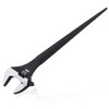 LEONTOOL Adjustable Wrench 8" Black Oxide Construction Wrench with SAE