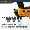 POWERTEC Edge Deck Screw Jig with 3 Board Spacing Options,
