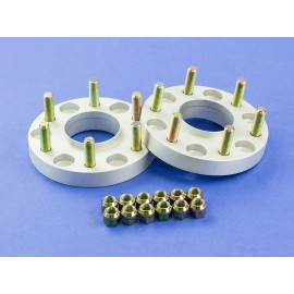 DMV Motorsports 38MM (1.5") | Silver Hubcentric Wheel Spacers | GMC 6x127 | 78.1 | 12x1.5