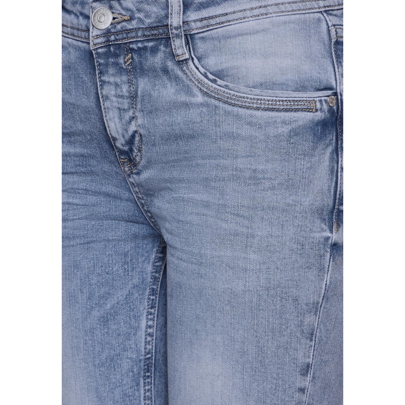 Street One Women's Straight Leg Jeans, Soft Light Blue