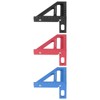 6Pcs 3D Multi Angle Measuring Ruler Aluminum Alloy 45 90