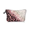TPZORJX 1 Stück Kosmetiktasche mit Leopardenmuster- großes Fassungsvermögen, Canvas-Make-up-Taschen, Damen-Handtaschen,