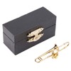 Mini Unique Gold Plating Musical Instrument Brooch Gift Decoration with