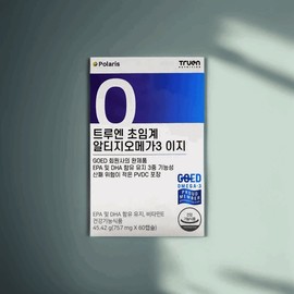 Truene Supercritical Altigiomega-3 Easy 757 mg x 60 Capsules Truene Supercritical Altigiomega-3 Easy 757 mg x 60 Capsules / 트루엔 초임계 알티지오메가3 이지 757mg x 60캡슐 트루엔 초임계 알티지오메가3 이지 757mg x 60캡슐