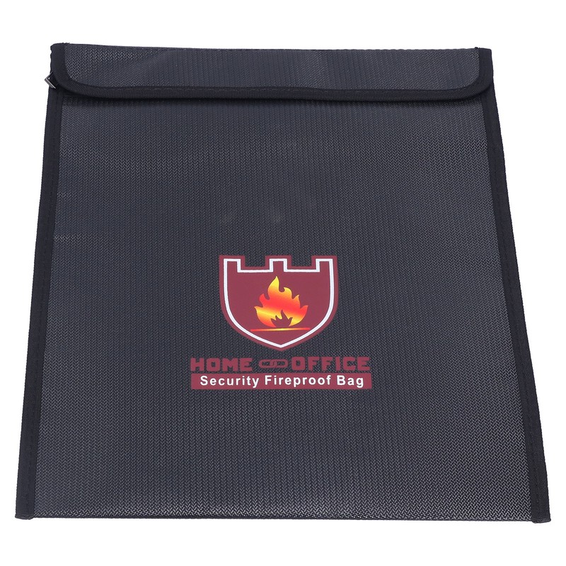 Fireproof Waterproof Bag Multi Function Money Document Jewelry Valuables Pouch