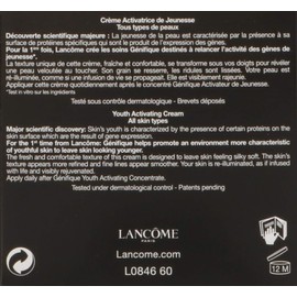 Lancôme Advanced Génifique Youth Activating Cream, Crema Reparadora Para Rostro, Repara, Hidrata y Fortalece para una Piel Suave y Luminosa En Solo 7 Días, 50 ml