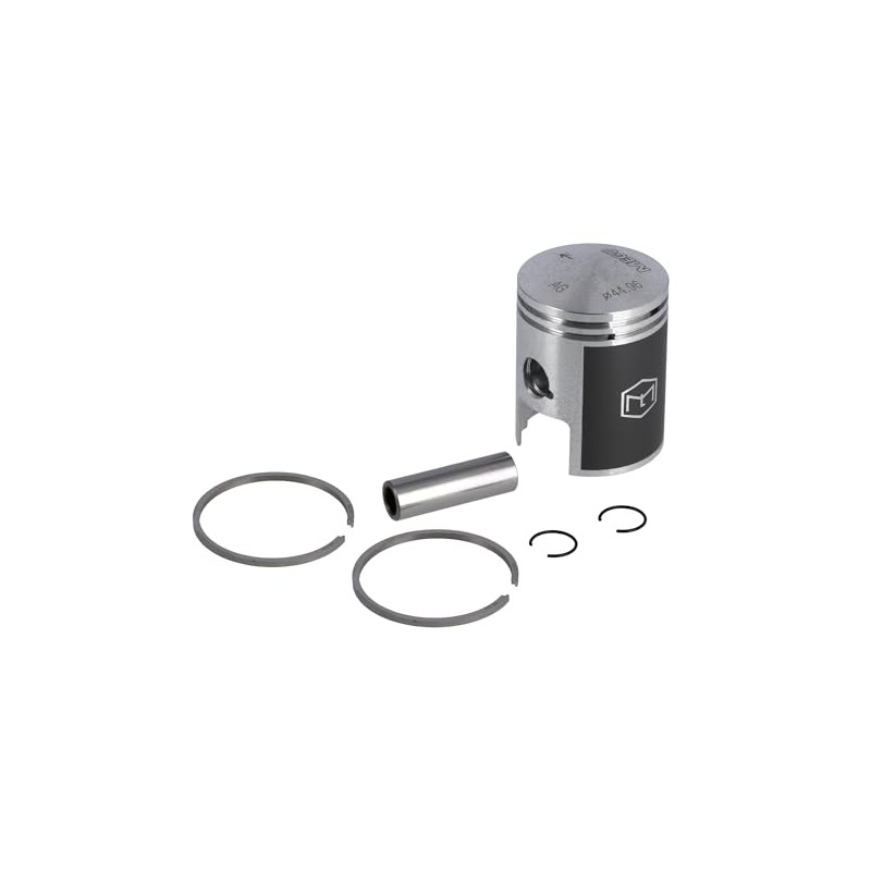 Kolben Ø44,96mm, für Graugussbuchse, 2-Ring, Guss - Simson S50, KR51/1