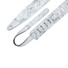 Levy's Leathers 2.5" Garment Leather Guitar Strap Distressed Design; White